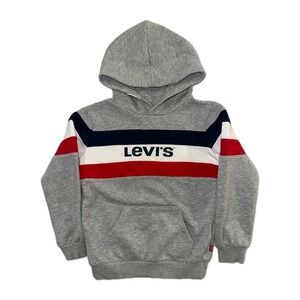 Levi's Kids Toddler Pullover Hoodie gray sweater Size 4T